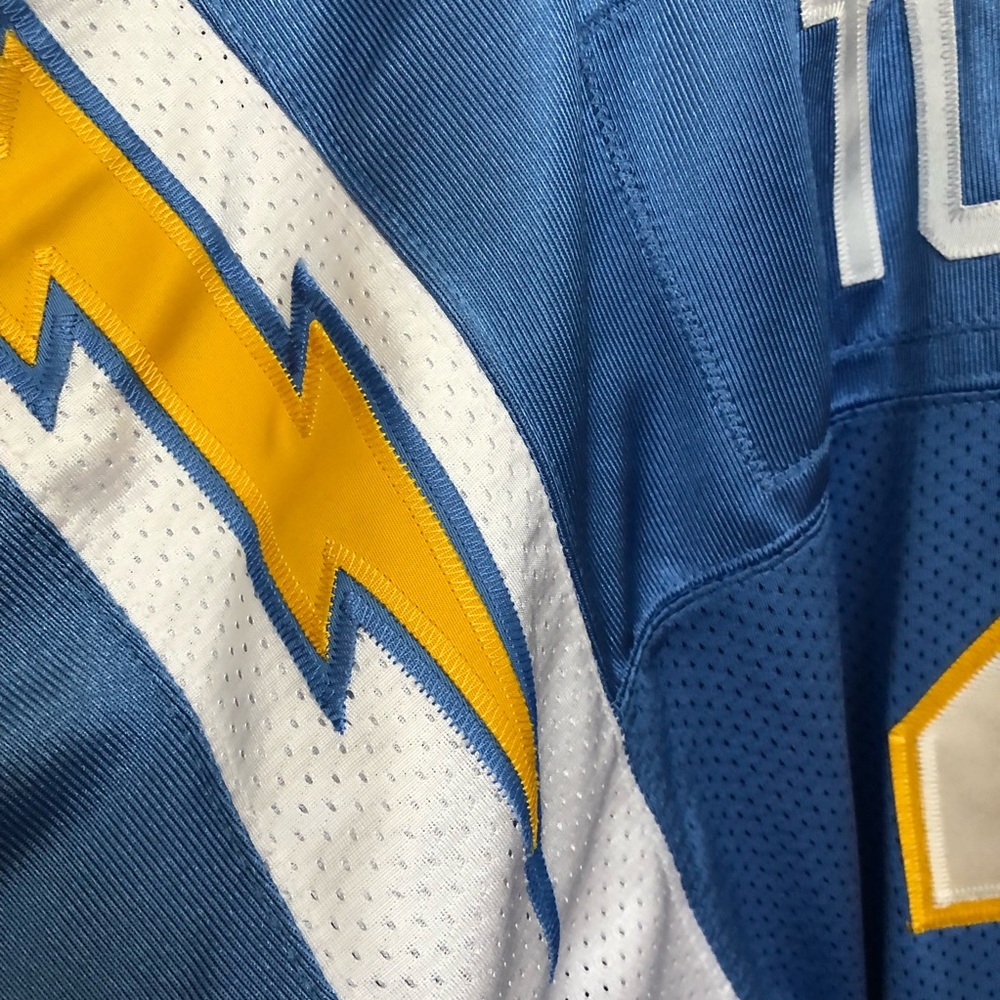 REEBOK Equipment NFL Sz 52 Stitched Jersey LaDainian Tomlinson #21 Chargers - Picture 11 of 16